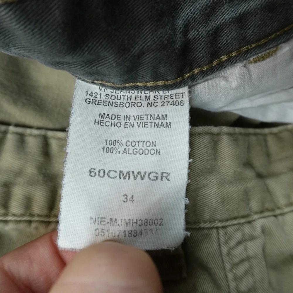 Wrangler Shorts Mens 34 Beige Brown Cargo Utility Outdoor Hiking Military‎ Work